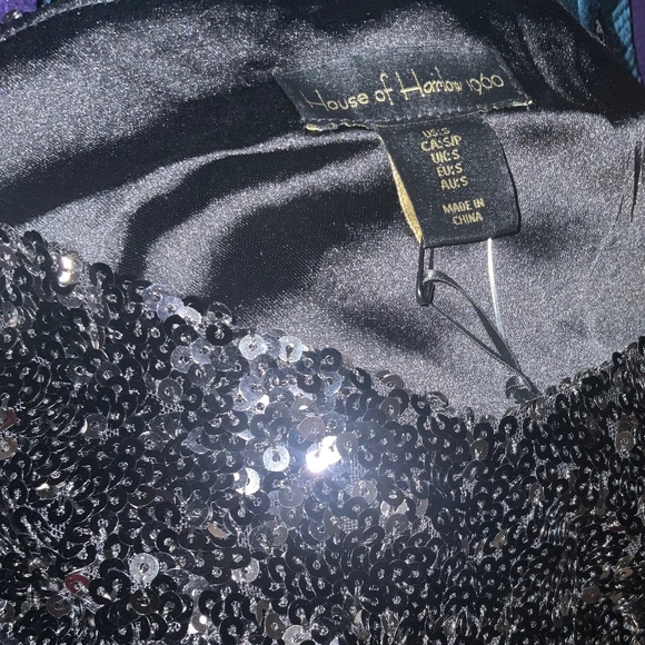 House of Harlow long Holiday Dress with Sequins  sz S - Picture 4 of 4
